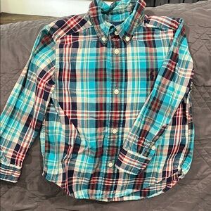 Ralph Lauren plaid button down 3T